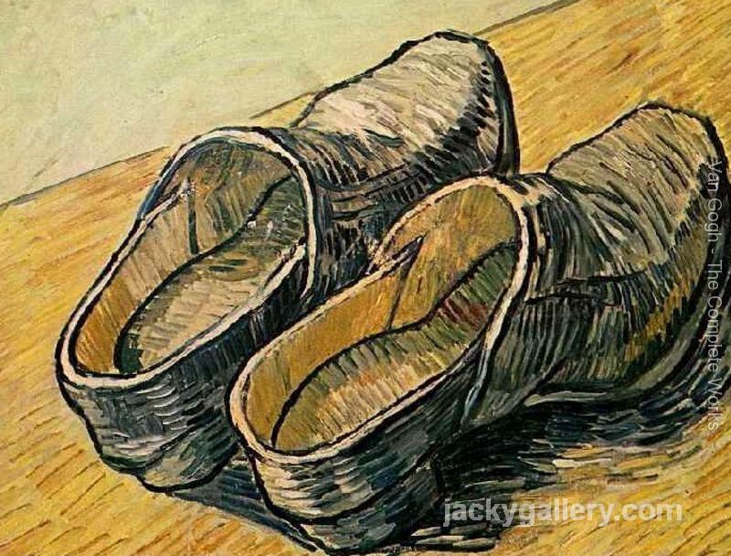 Pair Of Leather Clogs A, Van Gogh painting